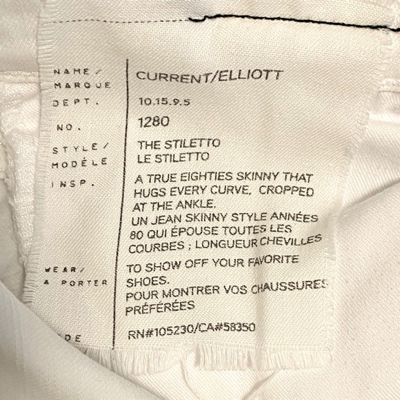 Current/Elliott Ripped Skinny Jeans “The Stiletto” - Picture 6 of 6